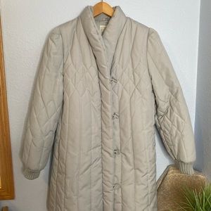 Vintage long 1980 1990 puffer coat